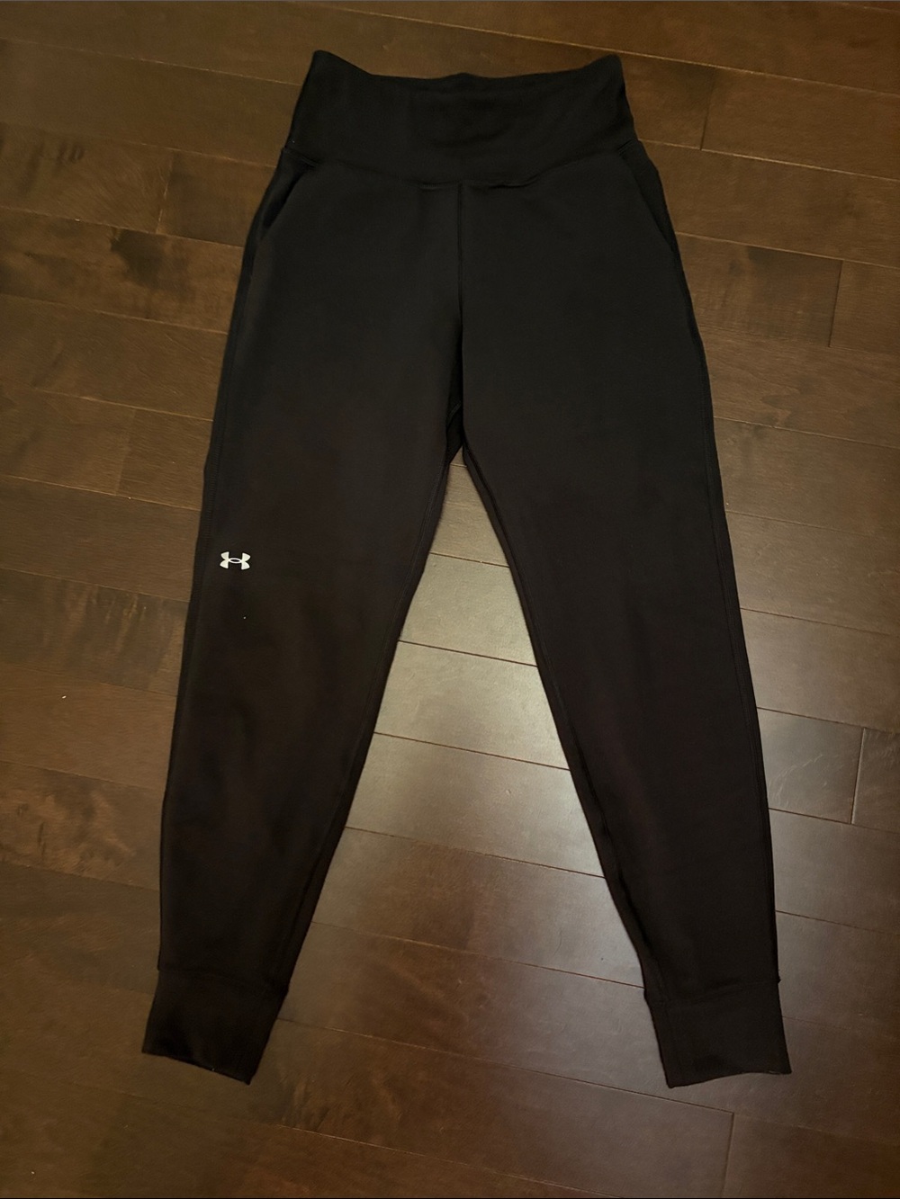 Under Armour Black Joggers with White Logo - Women’s